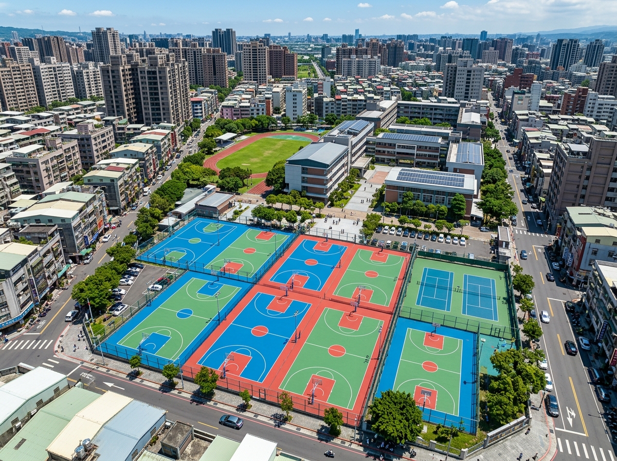 无锡市学校塑胶跑道硅PU篮球场 - 哪里好