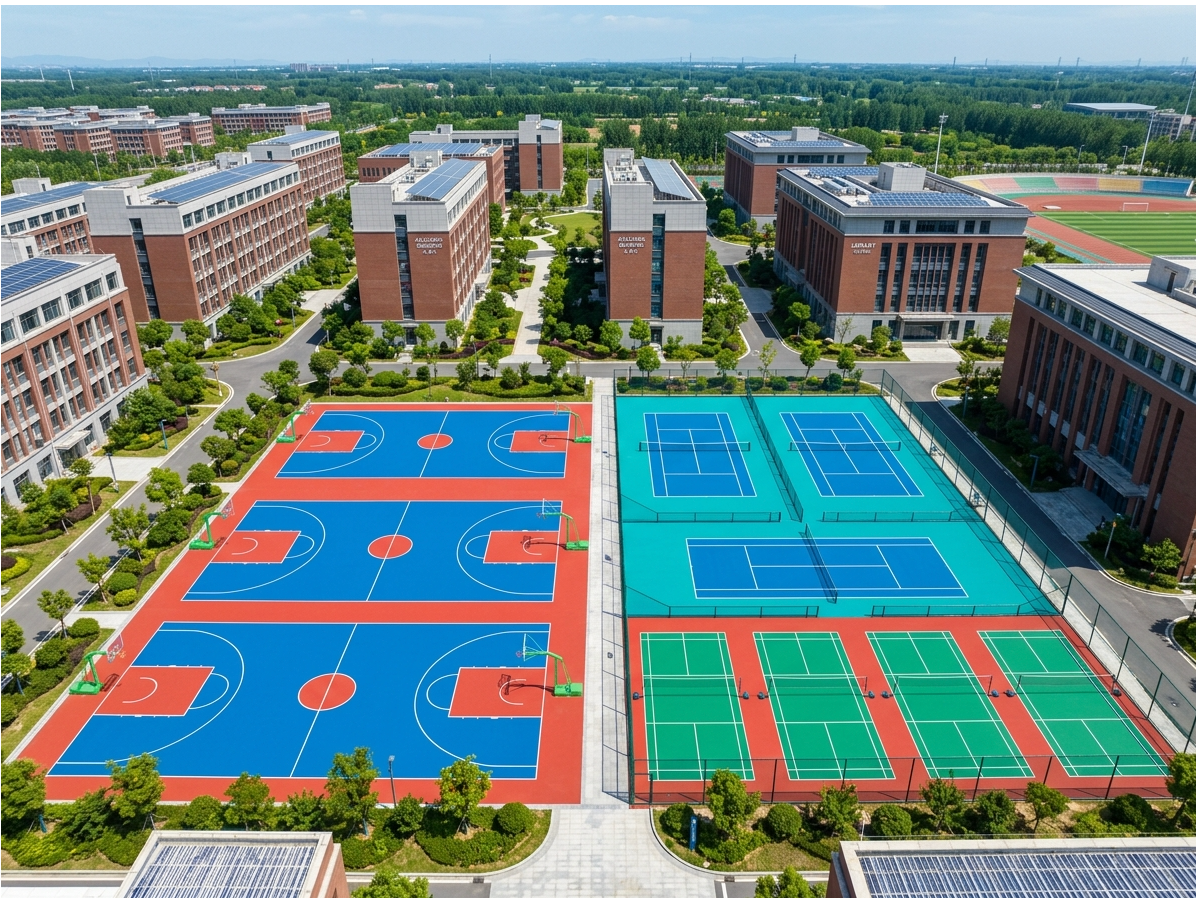 无锡市硅PU球场塑胶颗粒 - 一站式服务